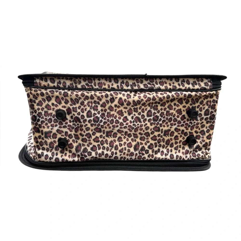 Leopard Print Pet Carrier Soft Side